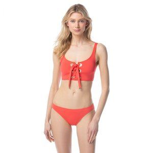 NEW W/ Tags Michael Kors Lace Up Bikini Suit